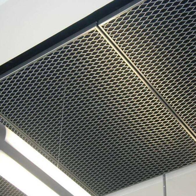 Powder Coating Expanded Aluminum Mesh Ceiling