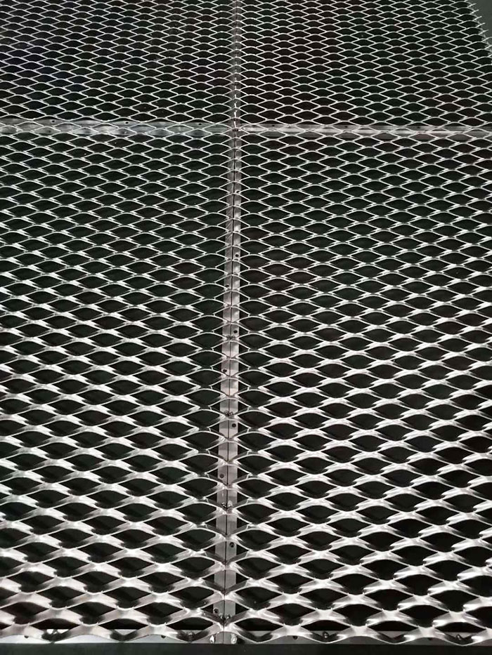 Expanded Solid Aluminum Mesh Panel